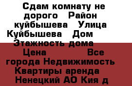 Сдам комнату не дорого › Район ­ куйбышева › Улица ­ Куйбышева › Дом ­ 112 › Этажность дома ­ 9 › Цена ­ 10 000 - Все города Недвижимость » Квартиры аренда   . Ненецкий АО,Кия д.